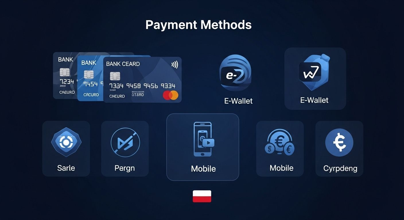 Dostępne metody wpłat online casino payment